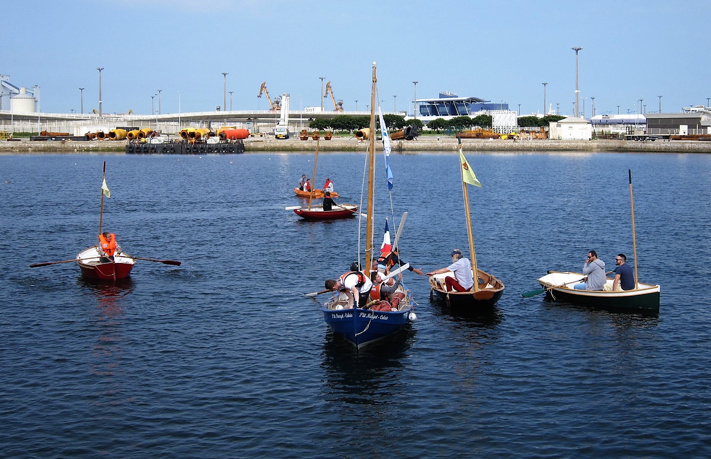 La flottille des voiles-avirons de la FRCPM - Escale à Calais 2017 - FRCPM